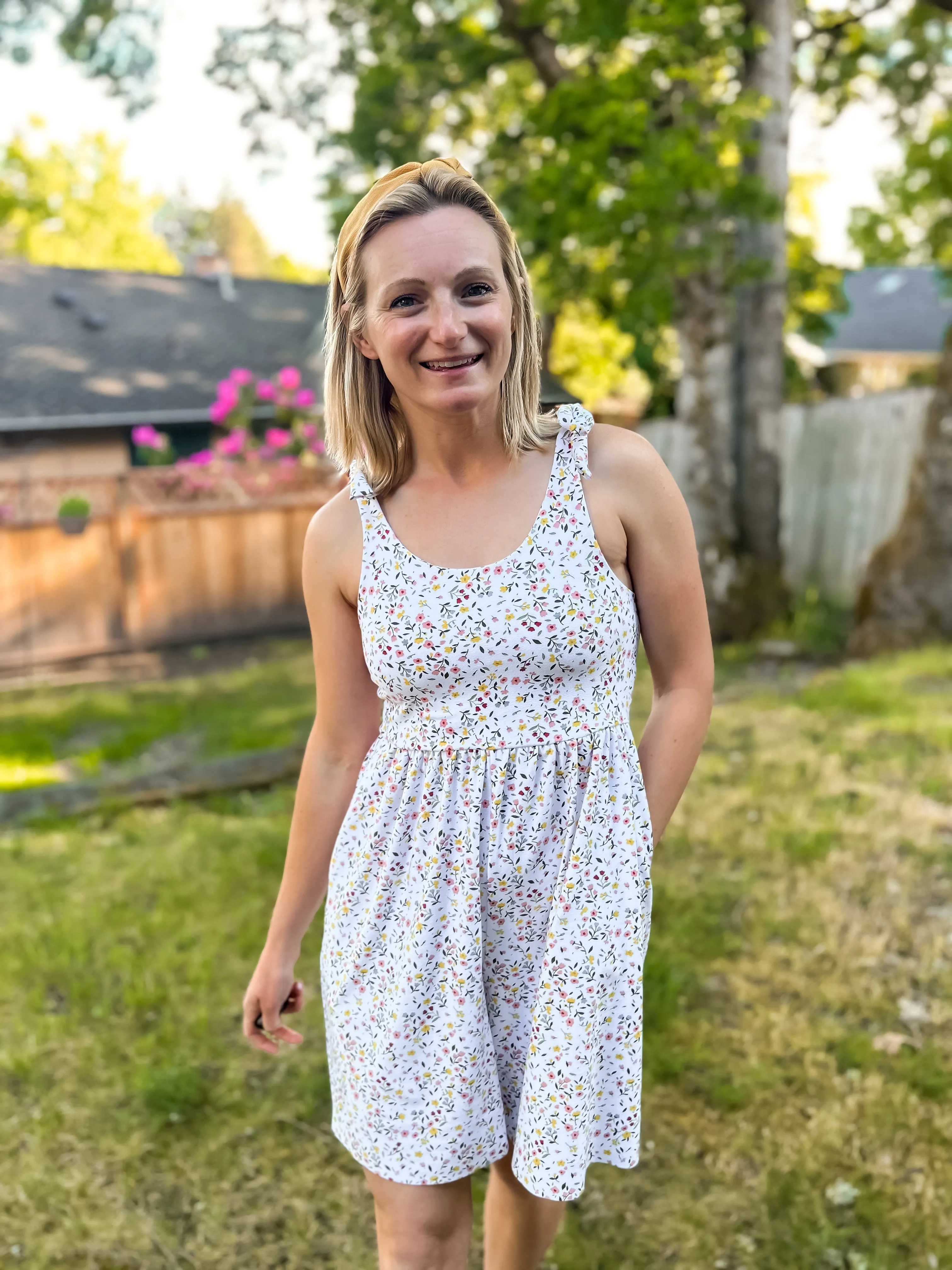 Adult Camellia Romper and Dress Digital Sewing Pattern Sizes 0-32