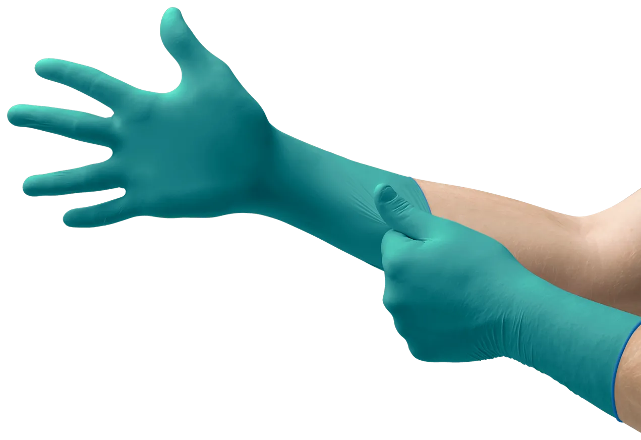 Ansell Microflex Integra Ec Powder-Free Extended Cuff Nitrile Exam Gloves Gloves Exam Nitrile Microflexintegra Large S9 50/Bx 10Bx/Cs