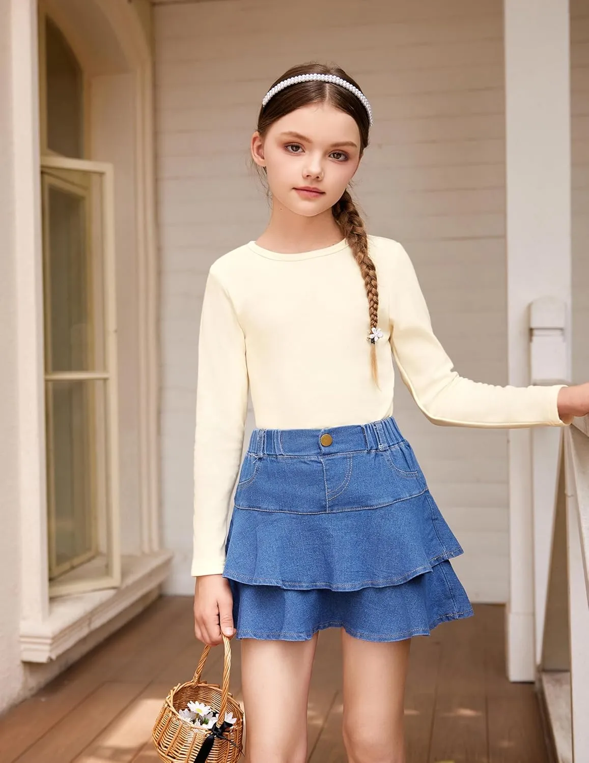 Arshiner Girls Long Sleeve Shirts So Soft Thermal Tunic Tops