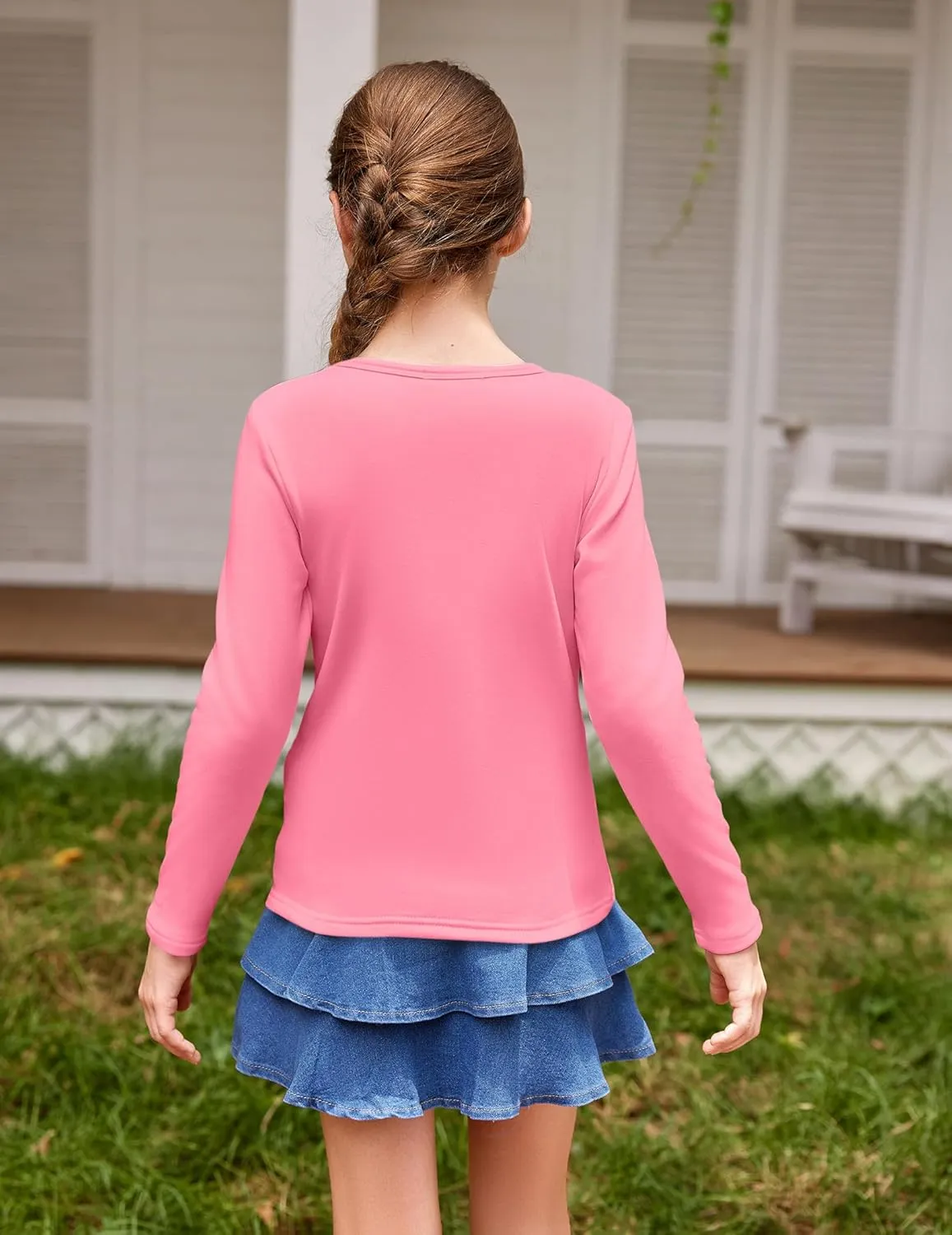 Arshiner Girls Long Sleeve Shirts So Soft Thermal Tunic Tops
