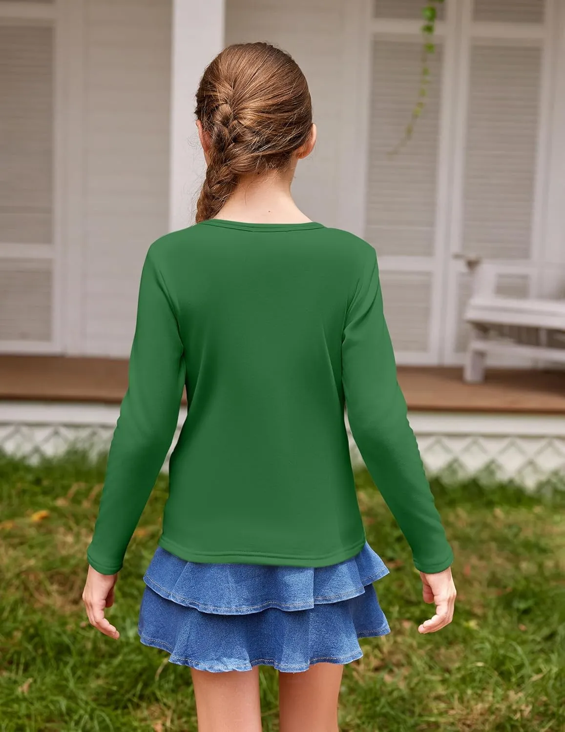 Arshiner Girls Long Sleeve Shirts So Soft Thermal Tunic Tops