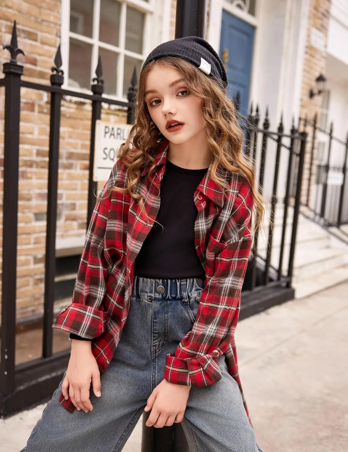 Arshiner Girls Long Sleeve Shirts So Soft Thermal Tunic Tops