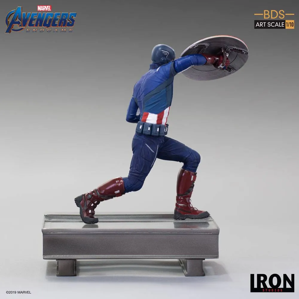 avengers: endgame bds art scale statue 1/10 captain america 21 cm  statues  marvel  statue