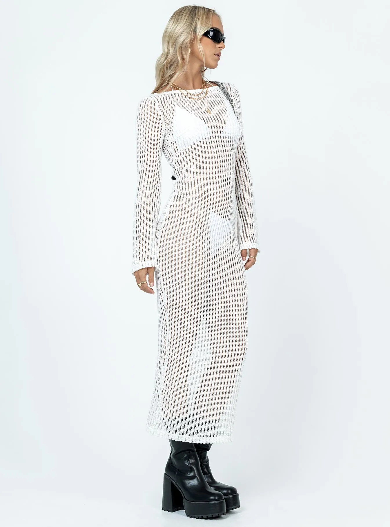 Bria Maxi Dress White