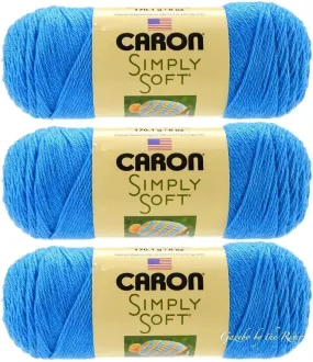 Caron Simply Soft Yarn Solids (3-Pack) Cobalt Blue H97003-9784