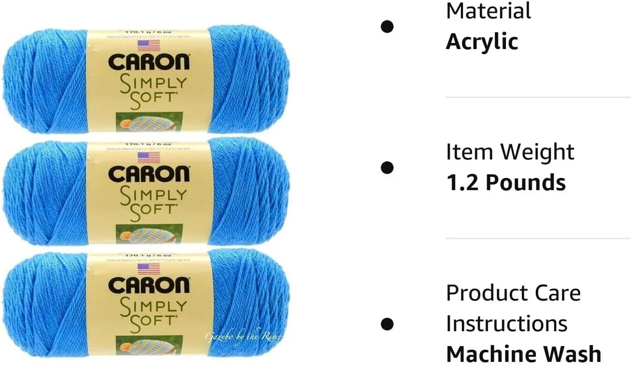 Caron Simply Soft Yarn Solids (3-Pack) Cobalt Blue H97003-9784