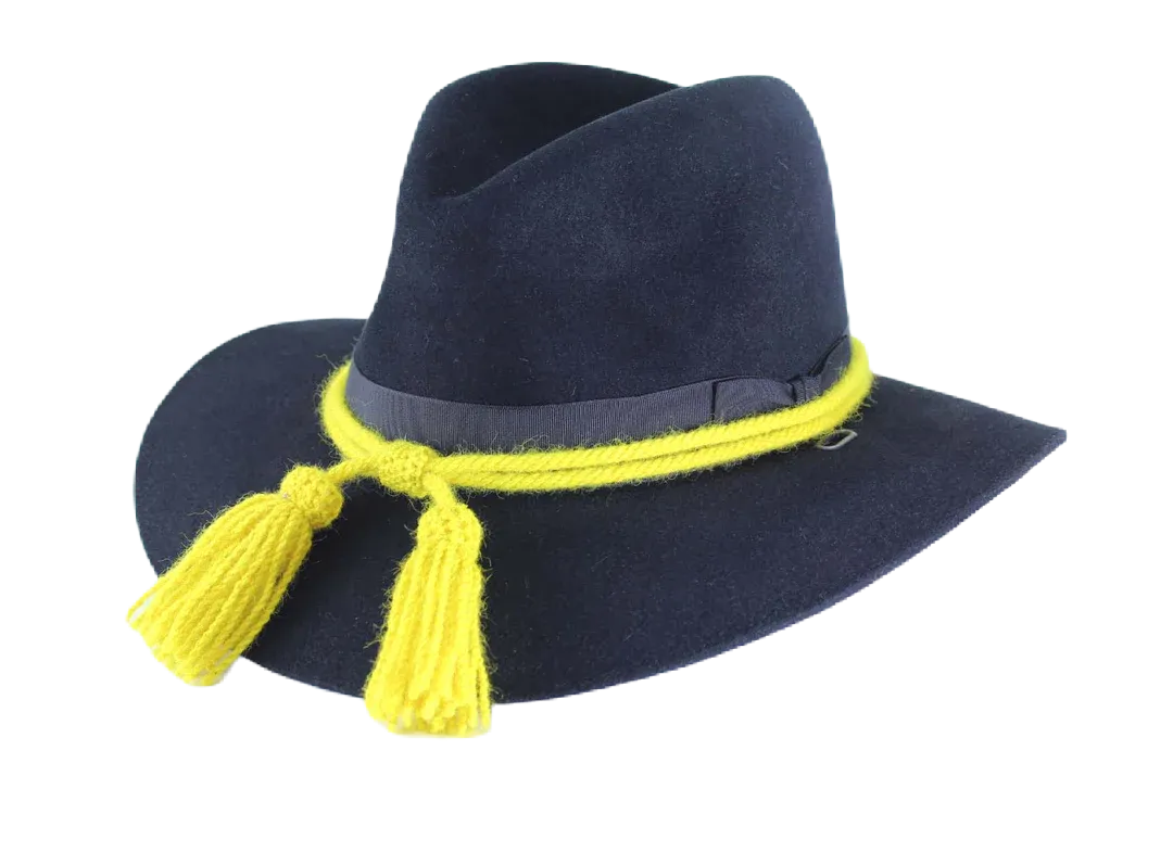 Civil War Style Hat Cord - Yellow Enlisted