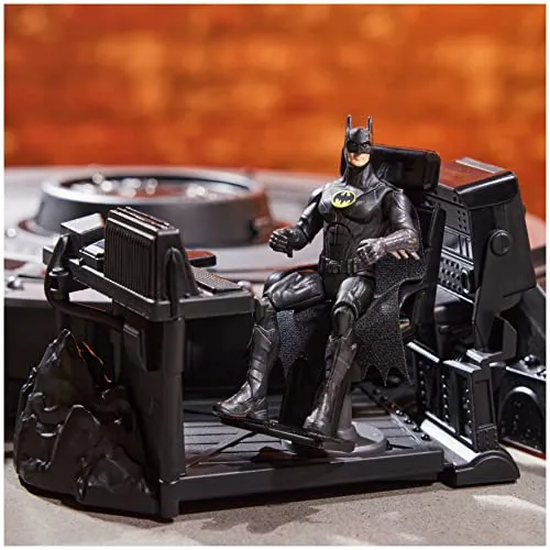 DC Comics, Official 1989 Batmobile RC, Exclusive Batman Figure, Limited Edition Collector's Item, Smoke Effects, Batcave Chargeable Base, Ages 14 