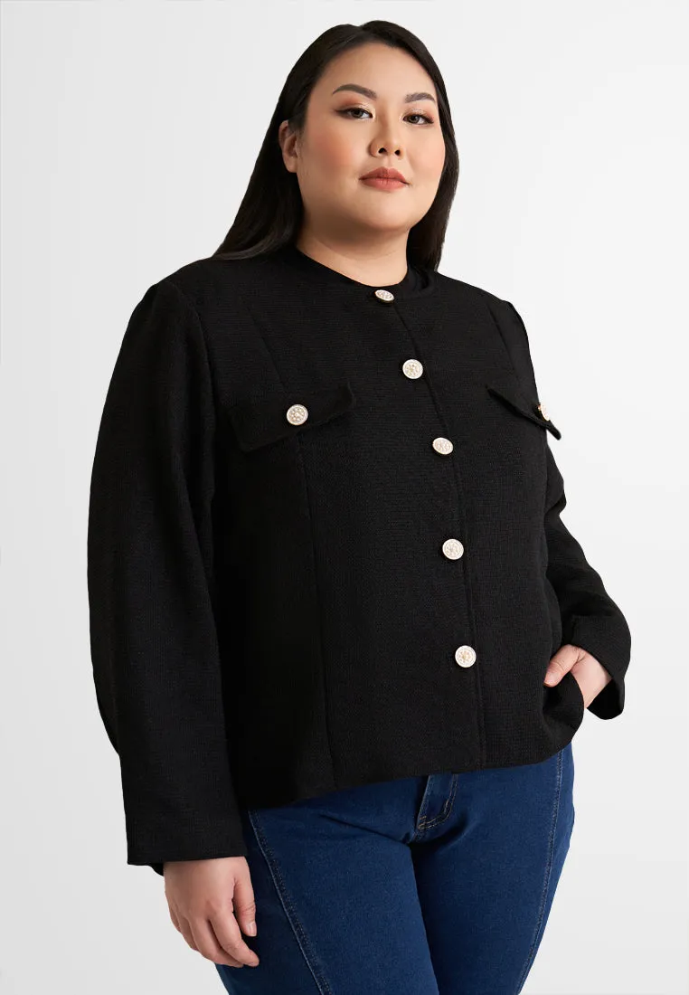 Dorothy Long Sleeve Tweed Jacket