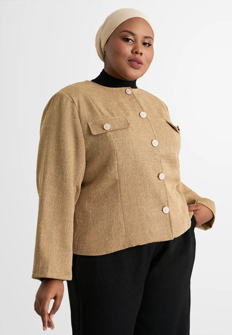 Dorothy Long Sleeve Tweed Jacket