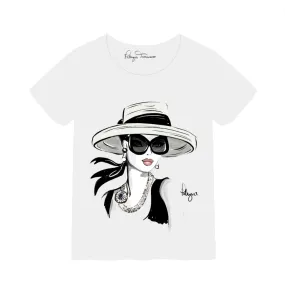 Glam Tee - Audrey- White