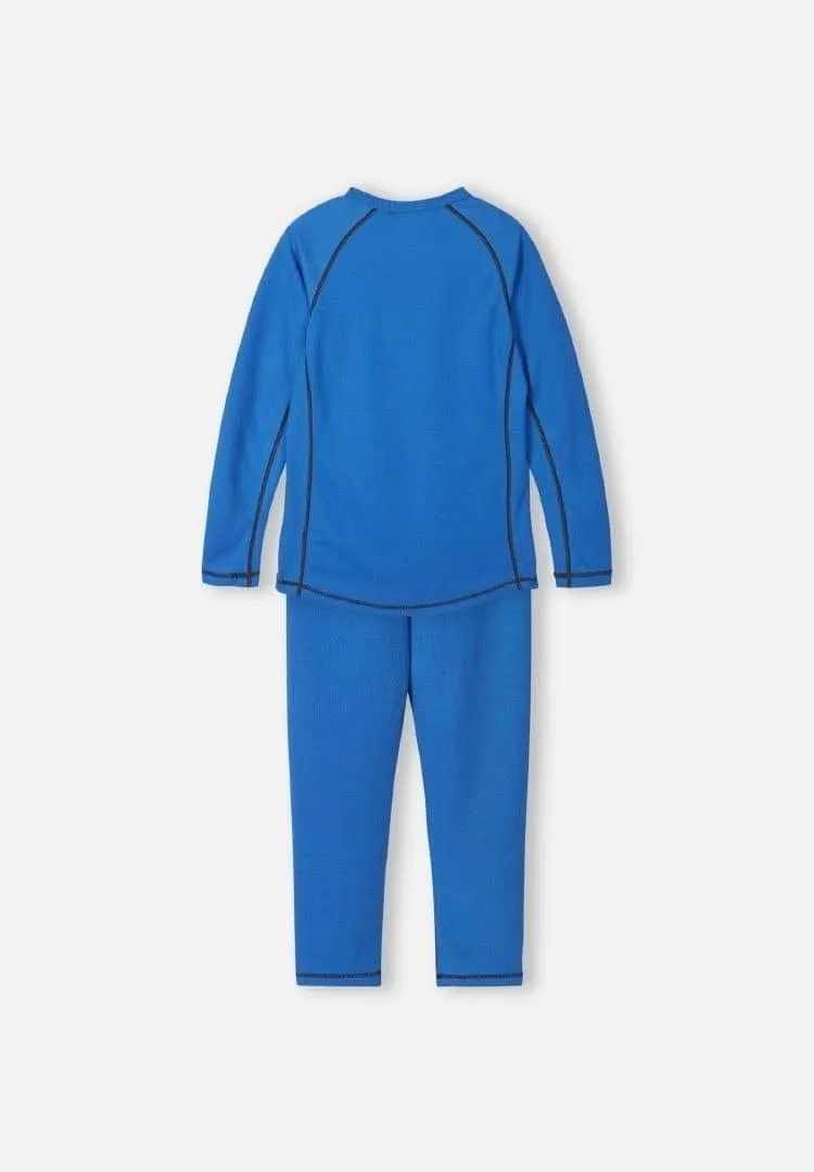 Kids Base Layer Set: Lani Marine Blue
