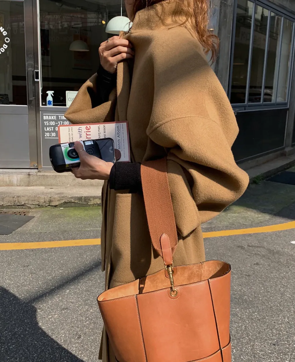 [Korean Style] Kiera Oversized Belted Long Wool Coat