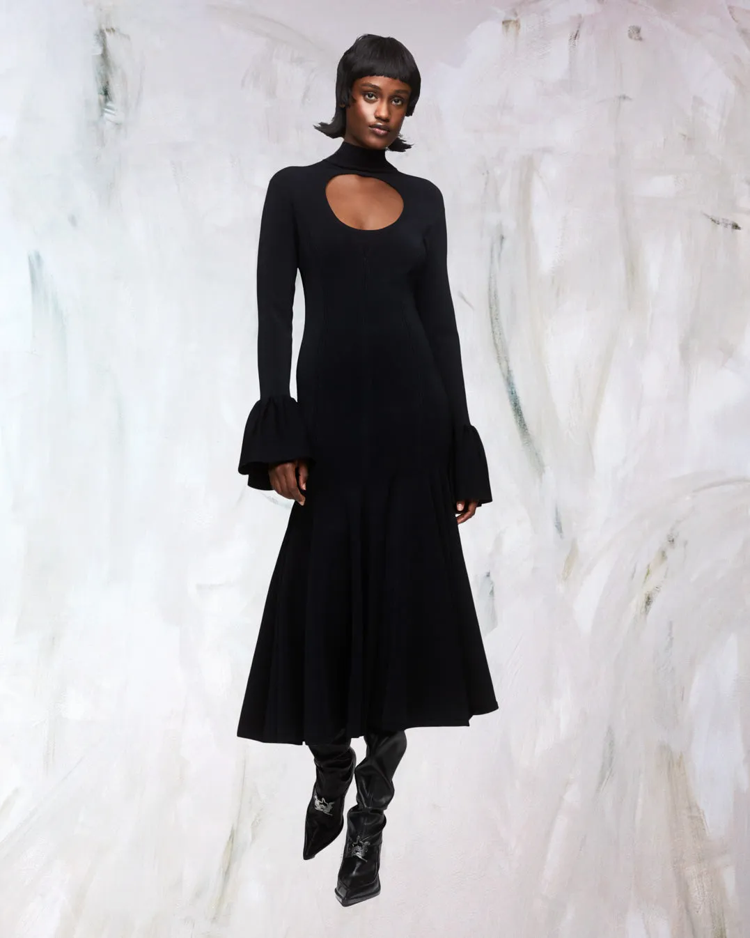MAKOTI DRESS - BLACK