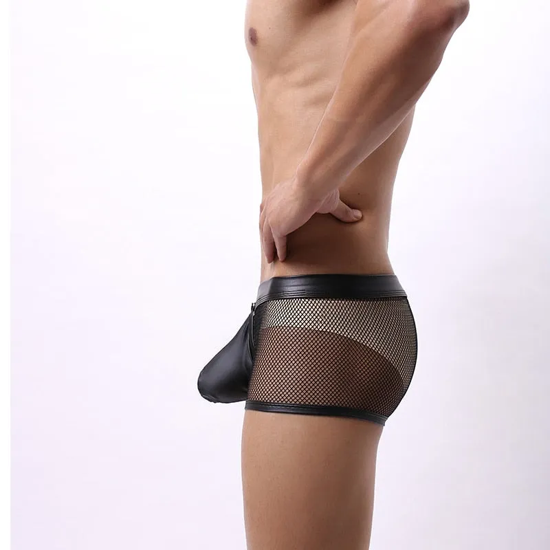 Mesh Side Transparent Boxer