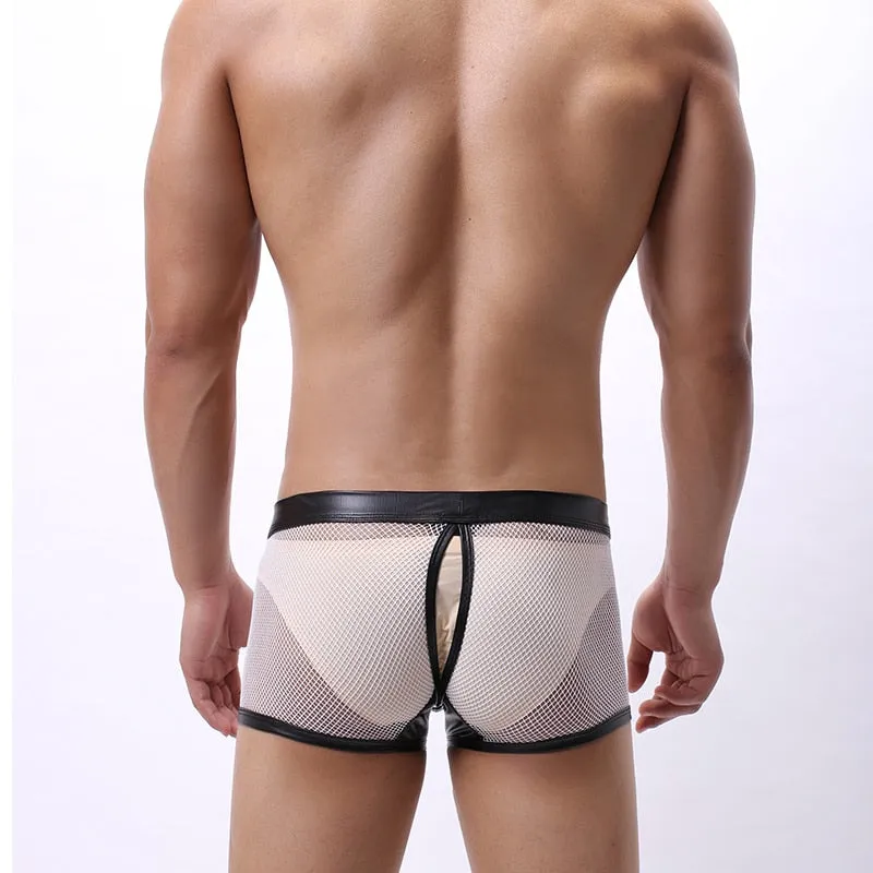 Mesh Side Transparent Boxer