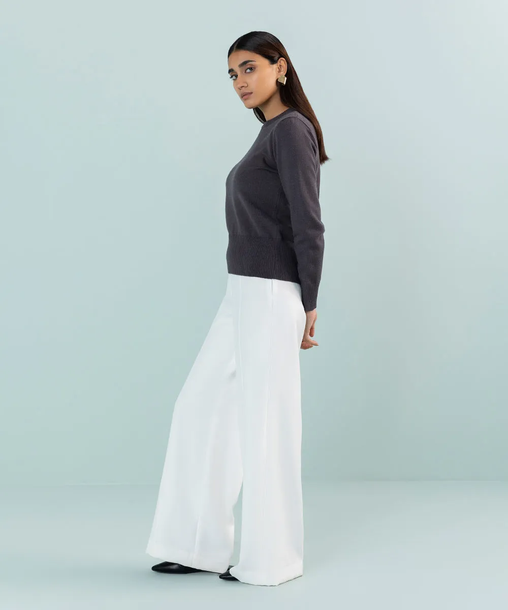 Slim-Fit Knit Sweater