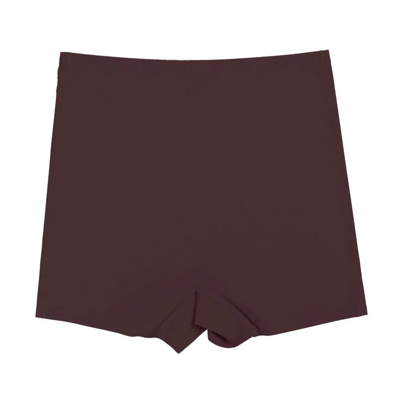 Soft Solid Stretch Seamless Non-Slip Shorts Panties Under Skirt Running Dance Volleyball Underwear