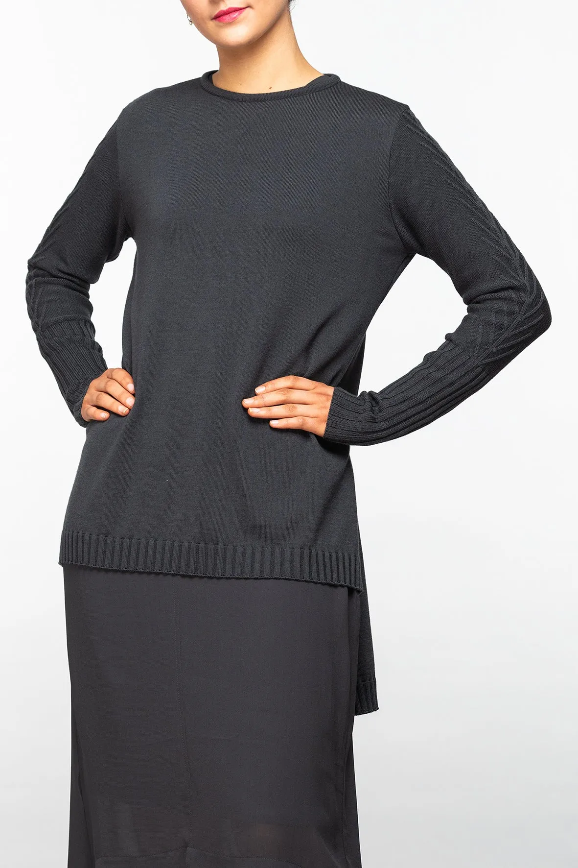 Sonnet Sweater - Merino - Granite