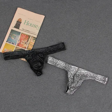 Top Viscose Sexy  Serpentine Men's Sexy thong