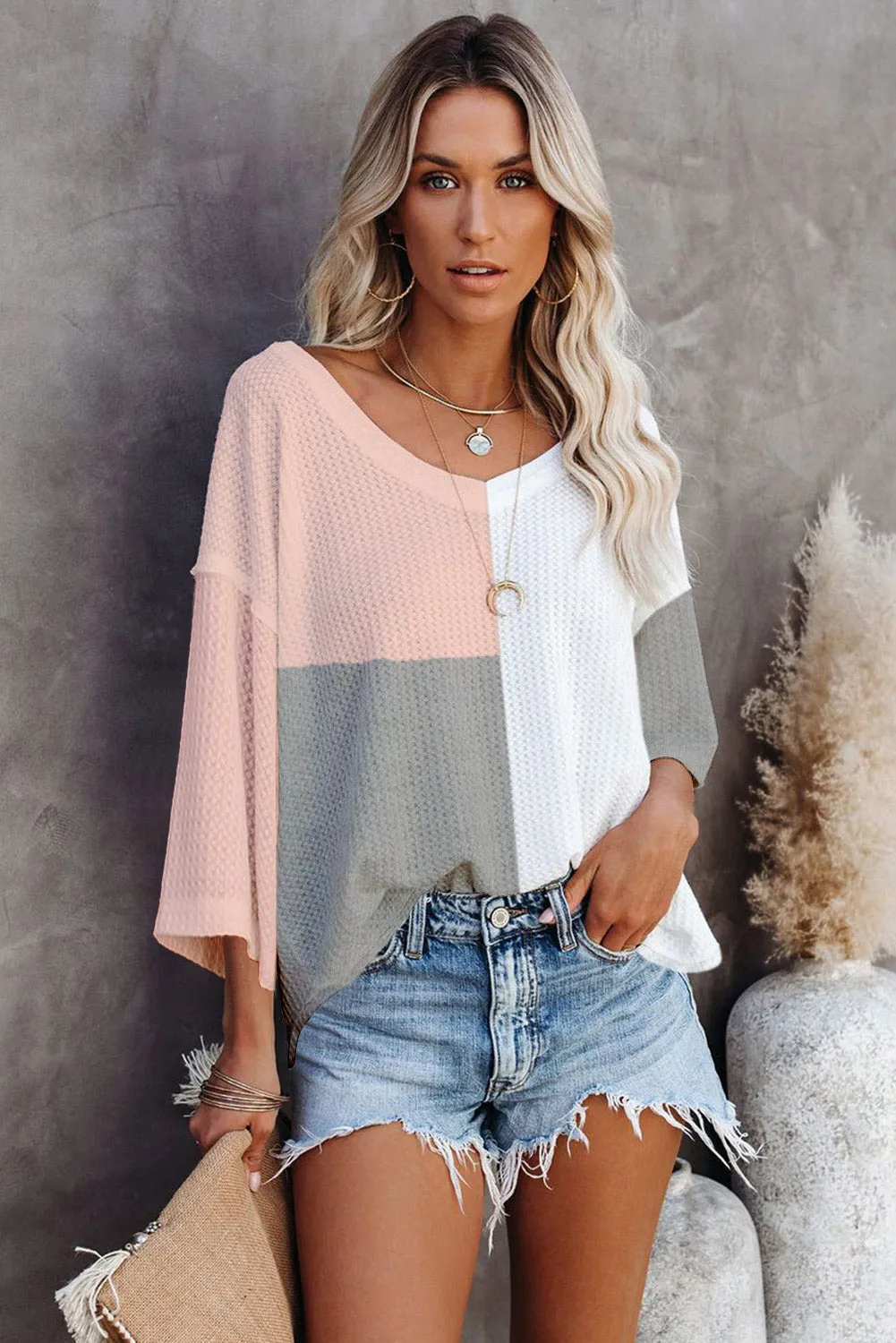 Waffle Drop Sleeve Oversized Top: The Ultimate Comfort Meets Cool 😎🔥