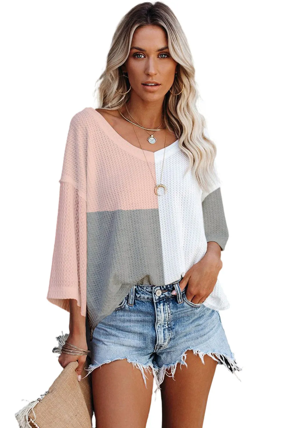 Waffle Drop Sleeve Oversized Top: The Ultimate Comfort Meets Cool 😎🔥