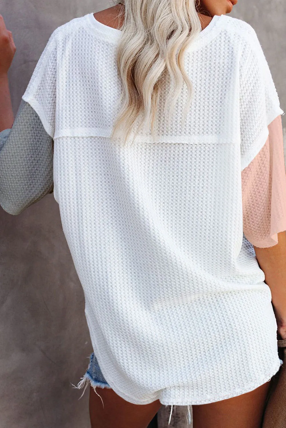 Waffle Drop Sleeve Oversized Top: The Ultimate Comfort Meets Cool 😎🔥