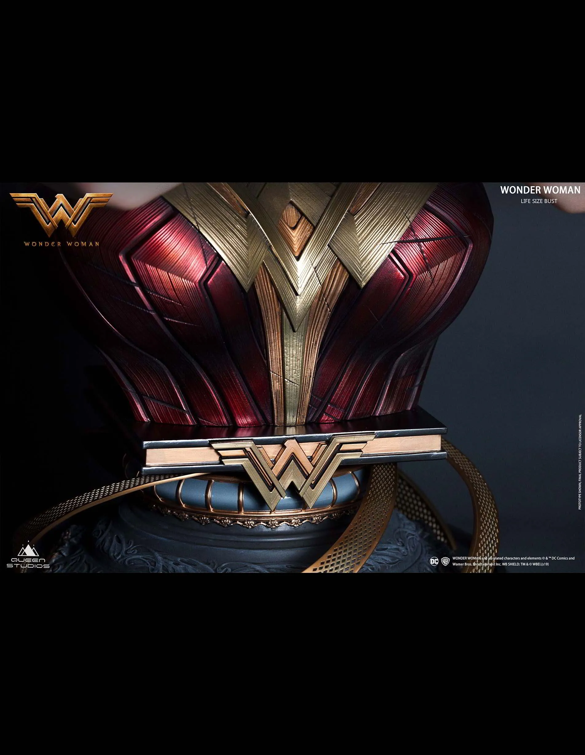 Wonder Woman 1:1 Lifesize Bust by Queen Studios