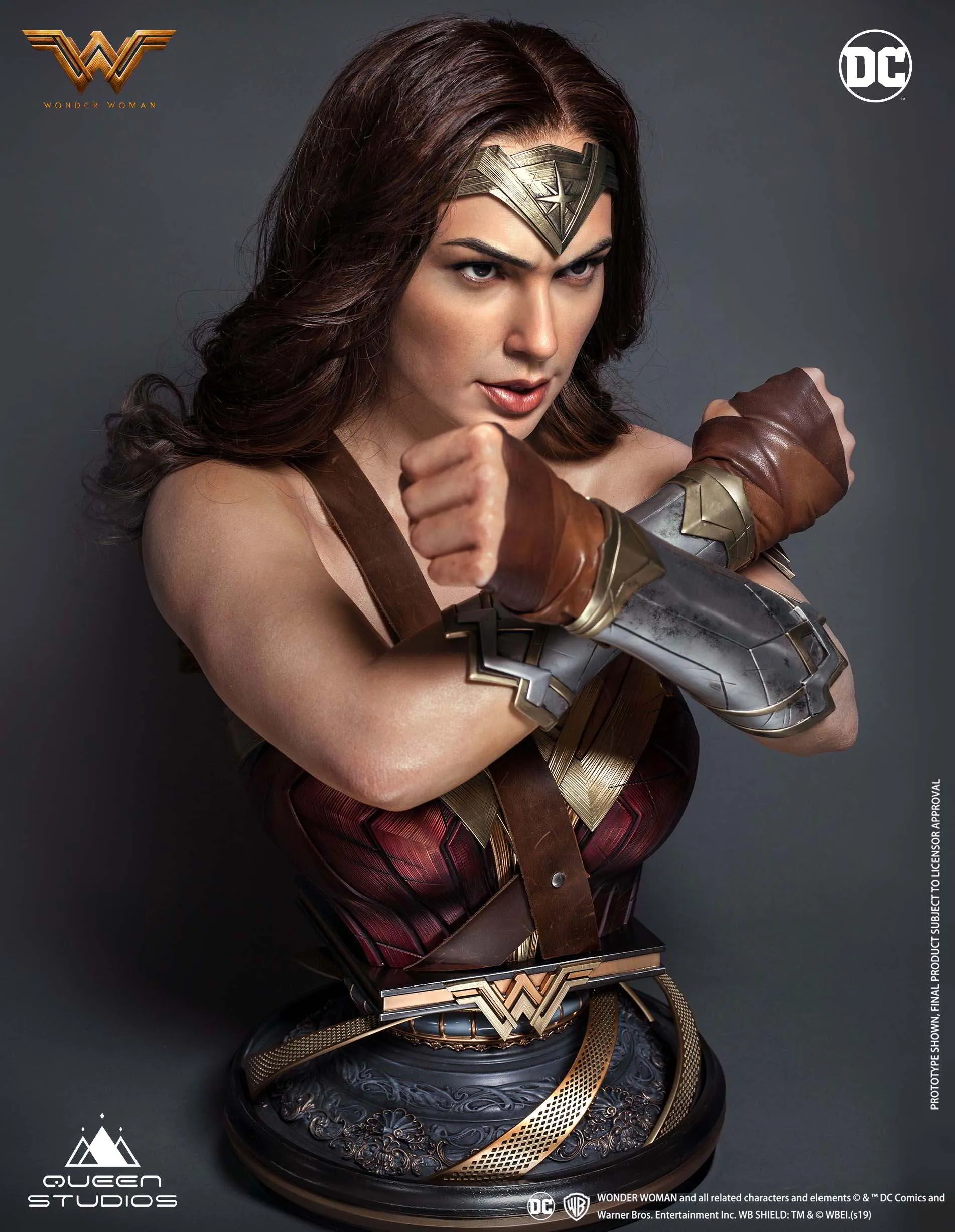 Wonder Woman 1:1 Lifesize Bust by Queen Studios