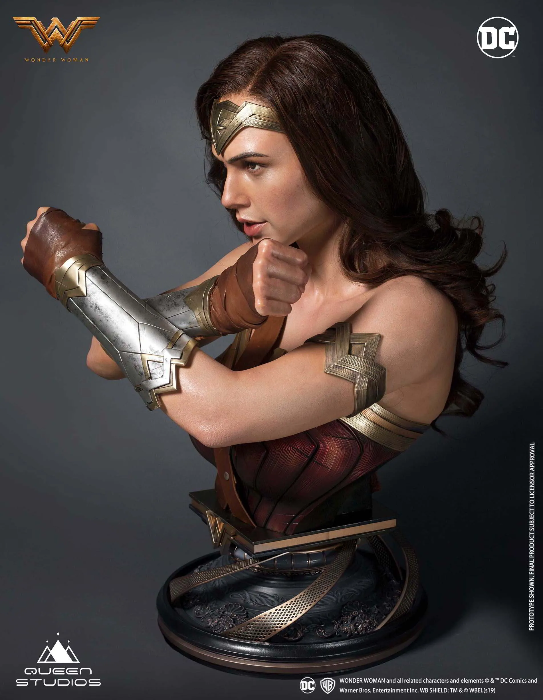 Wonder Woman 1:1 Lifesize Bust by Queen Studios