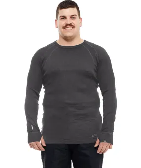 XTM Siberia Merino Wool Unisex Plus Size Thermal Top Grey XL-3XL